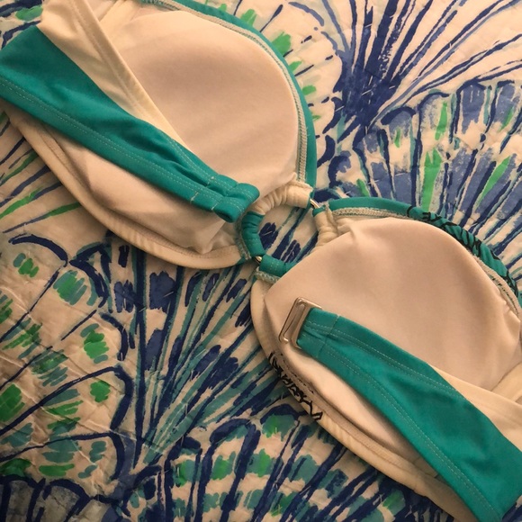 LAST CALL EXPIRES 11/15 Mint and white Xhilaration bandeau top - Picture 6 of 6